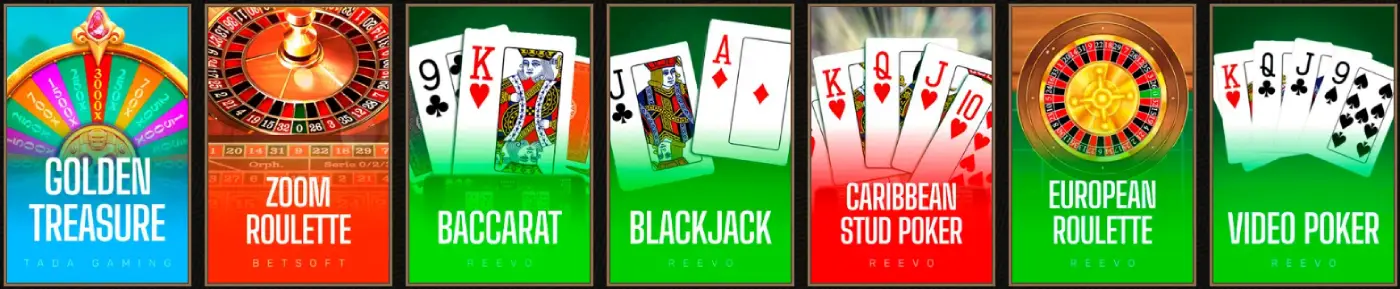 Sankra Casino Jeux de table