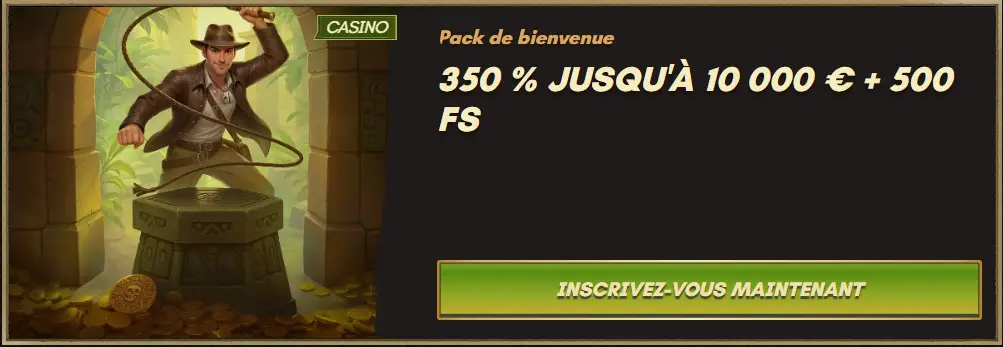Sankra Casino FR Pack de bienvenue